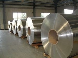 China AL Foil Hydrophilic Aluminium Foil Manufacturing Process for Heat And Acoustic Insulation supplier