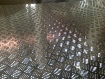 China HS Code 7606 Embossed Aluminum Sheeting / Aluminium Checker Plate Sheet supplier