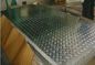 Professional Flat Clean Aluminium Checkered Plate , Al Tread Plates with 1100 3003 5052 supplier